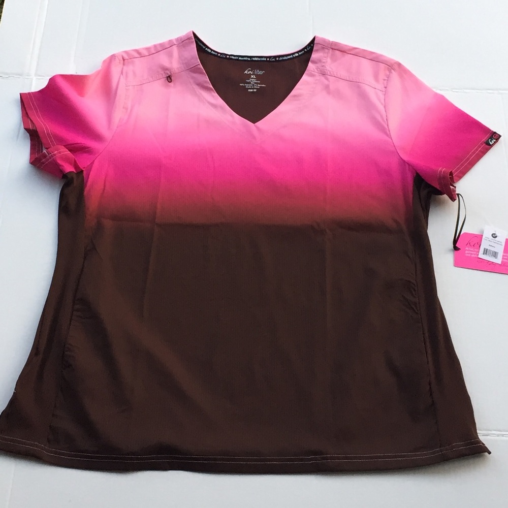 KOI Lite Performance Stretch 2XL Scrub Uniform Top